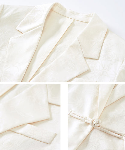 Silk Road Oriental Blazer + Shorts Set