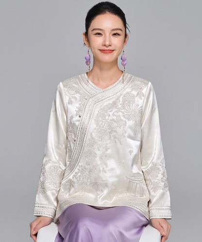 Top orientale in seta Sage Harmony