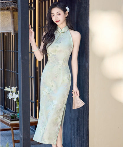Shufei Halterneck Cheongsam