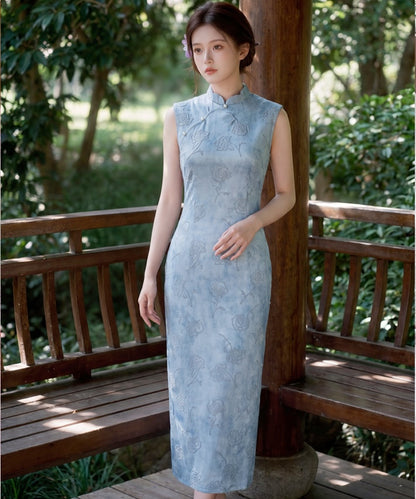 Celestial Mist Cheongsam