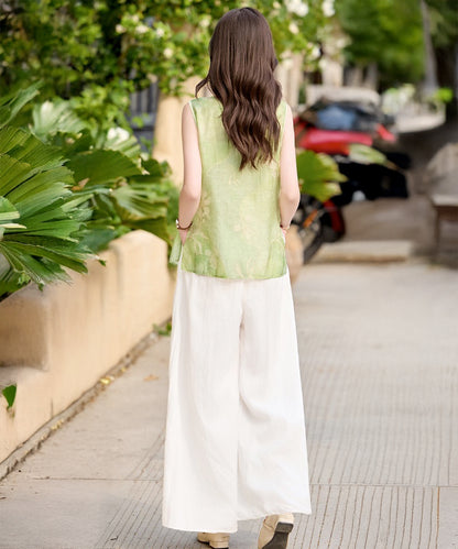 Sylva Green Cheongsam Set