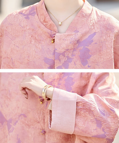 Ying's Pink Cheongsam Oriental Jacket Top