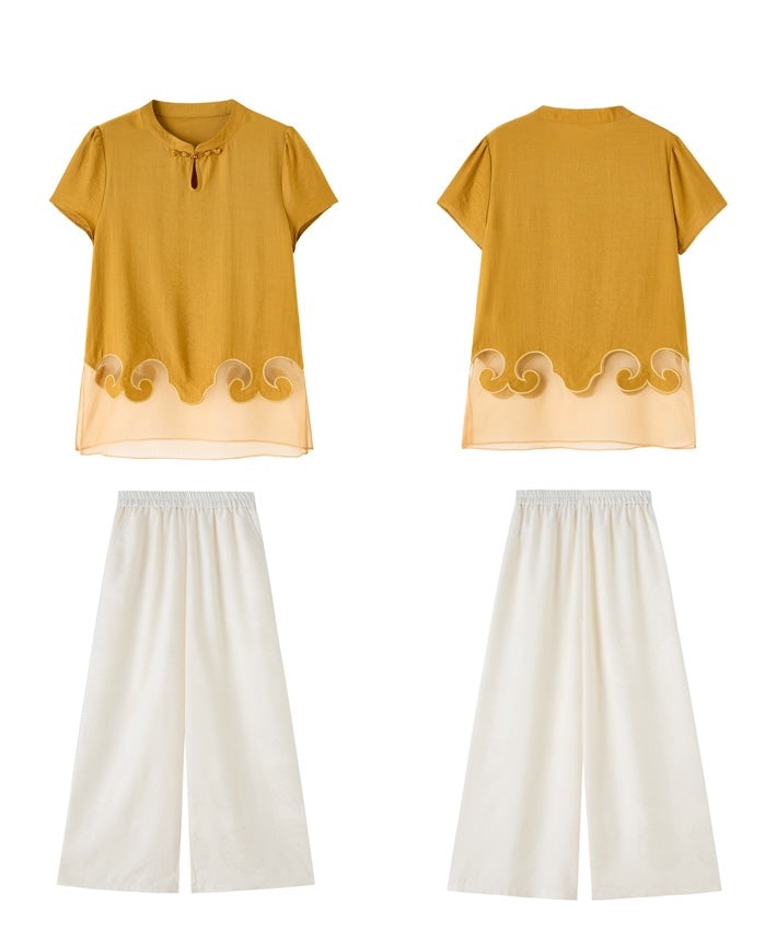 Maris Wave Cheongsam Set