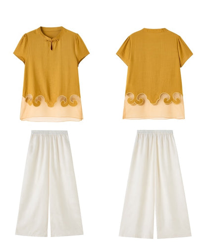 Maris Wave Cheongsam Set