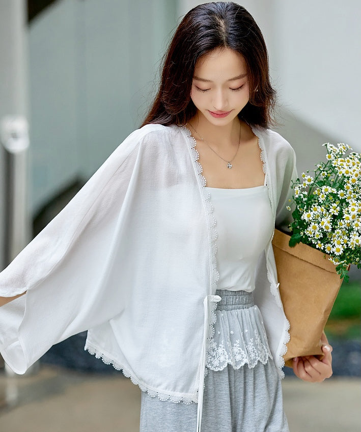 Cloud Lace Tie Jacket