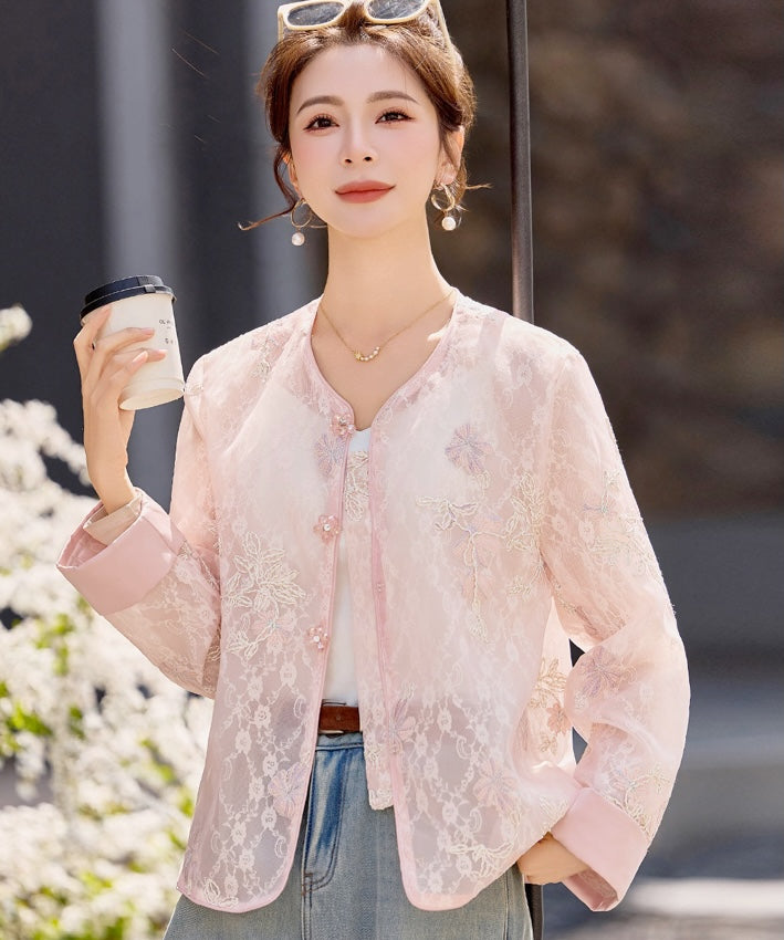 Floral Lace Cheongsam Jacket