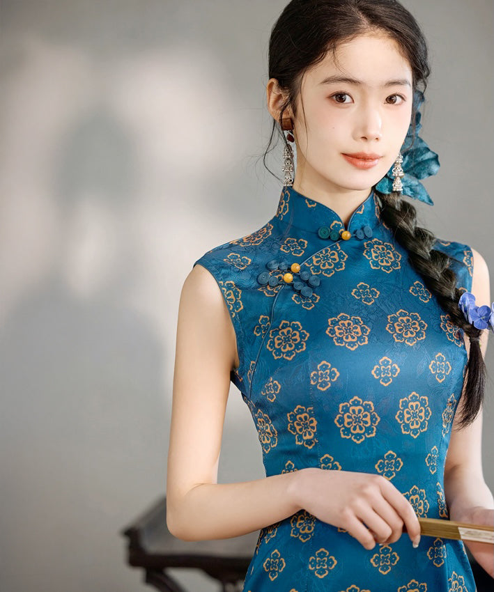 Yulan Azure Cheongsam