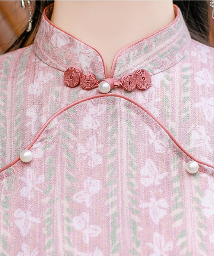 Rosy Willow Cheongsam