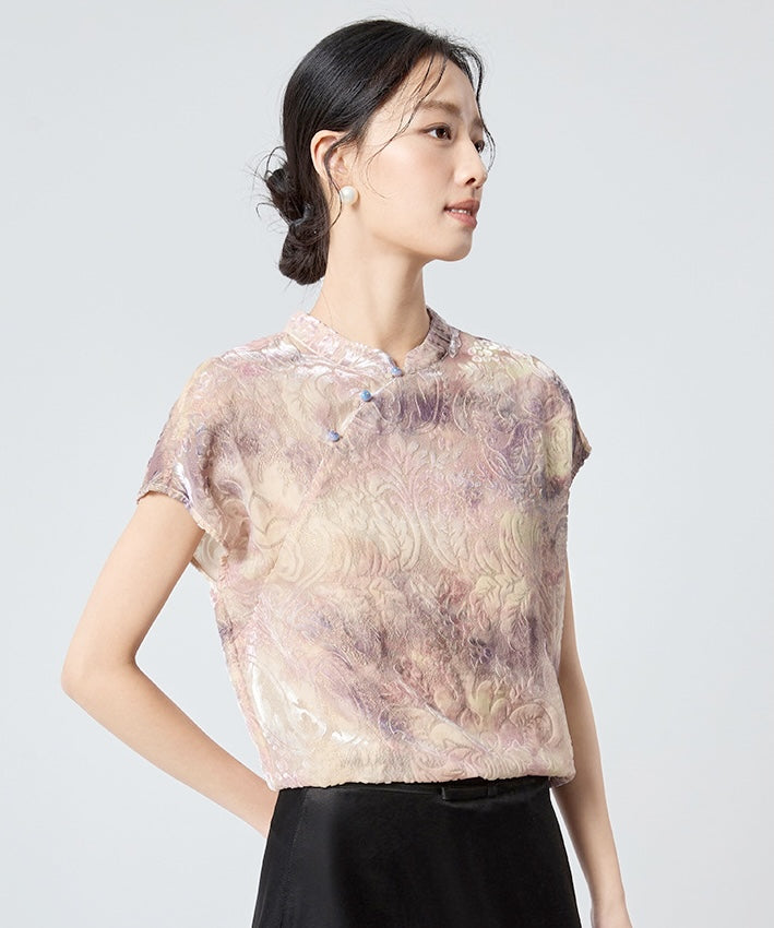 Wisteria Cloud Cheongsam Top