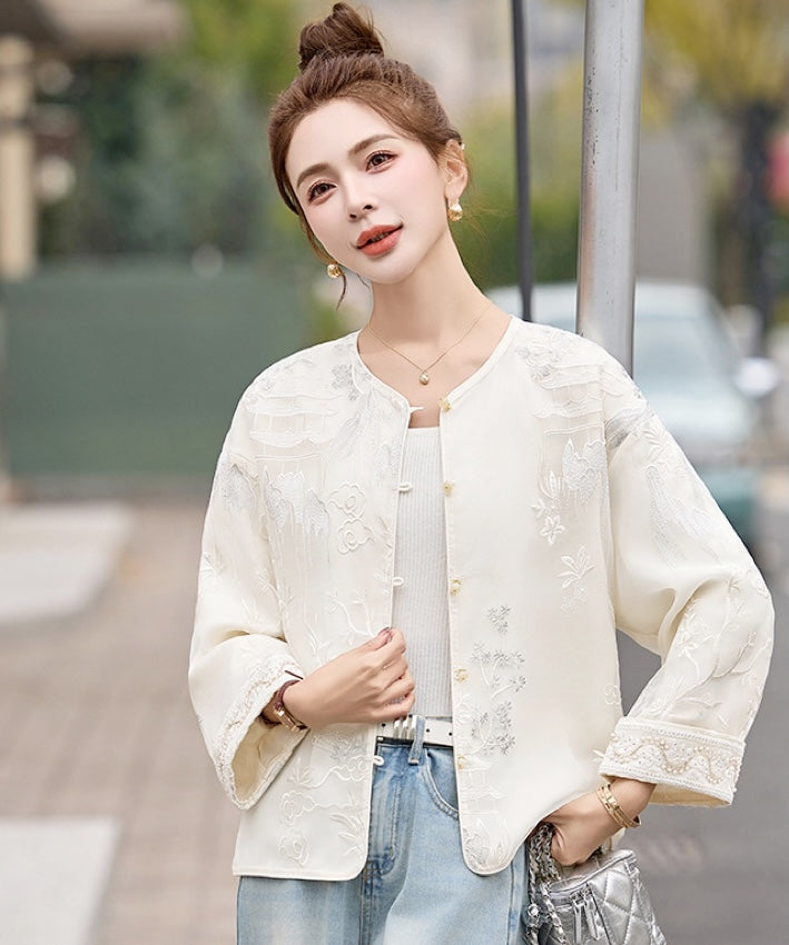 Serena Ivory Cheongsam Jacket