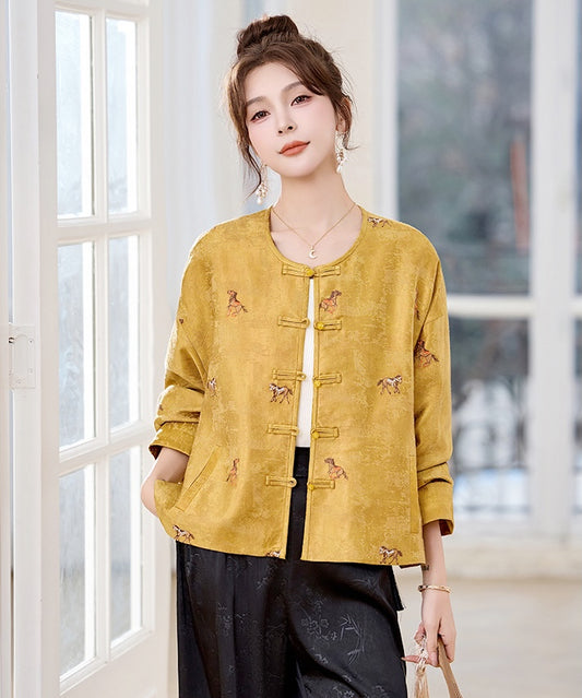 Golden Steed Cheongsam Jacket