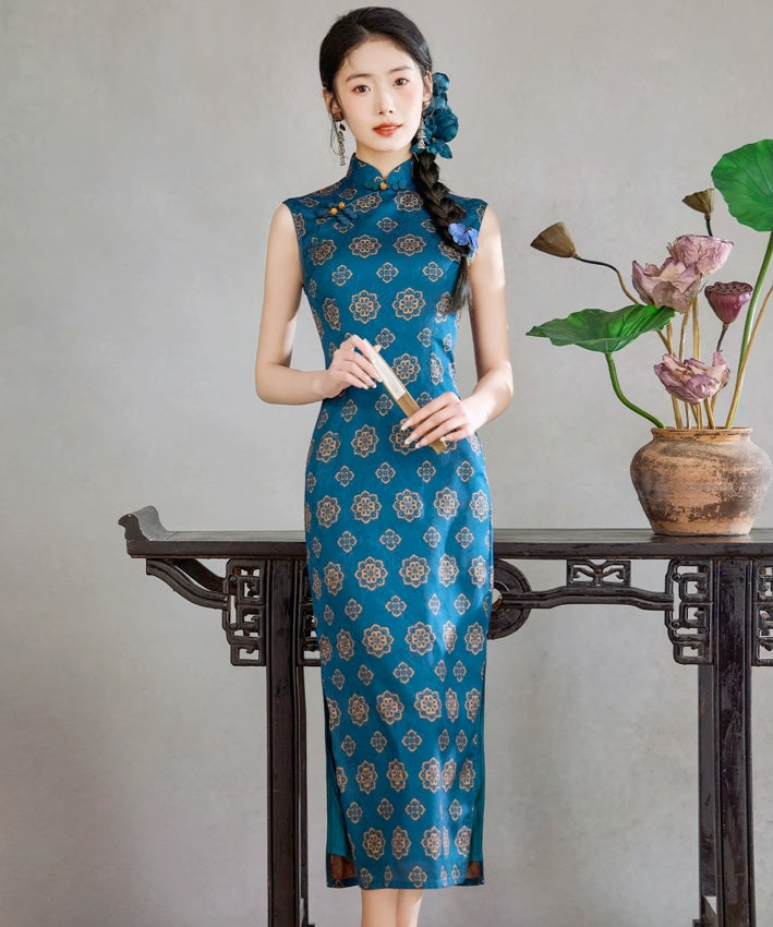 Yulan Azure Cheongsam