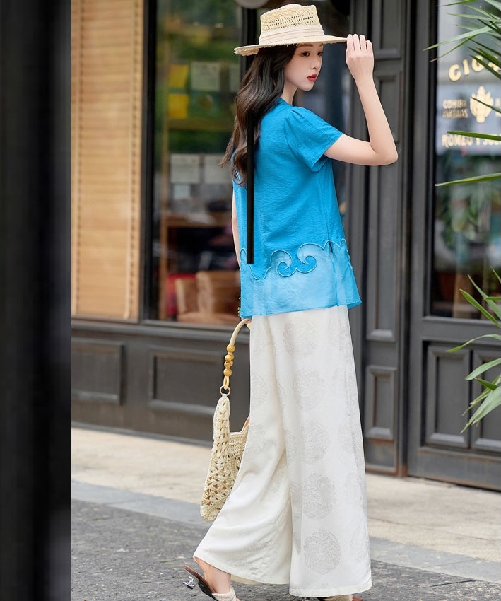Maris Wave Cheongsam Set