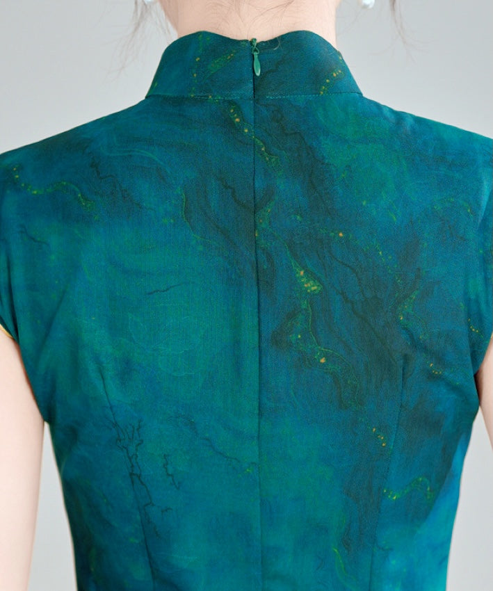Emerald Poise Cheongsam