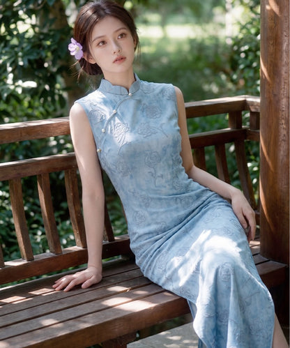 Celestial Mist Cheongsam