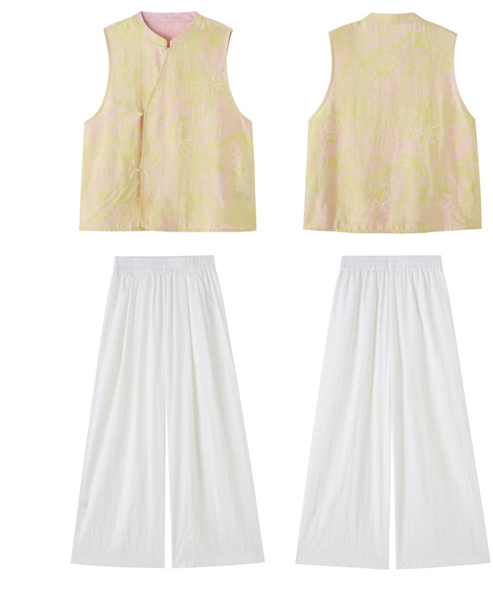 Pastel Mist Harmony Cheongsam Set