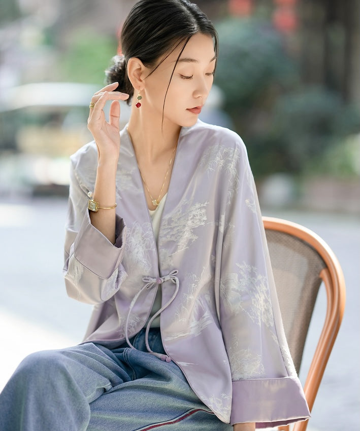 Lilan Tie-Front Jacket