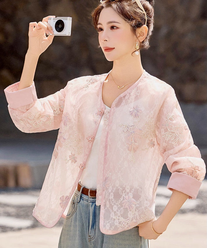 Floral Lace Cheongsam Jacket
