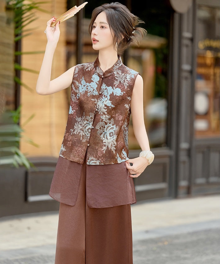 Coco Umber Cheongsam Set