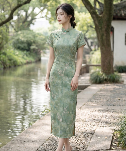 Sylvene Mist Cheongsam