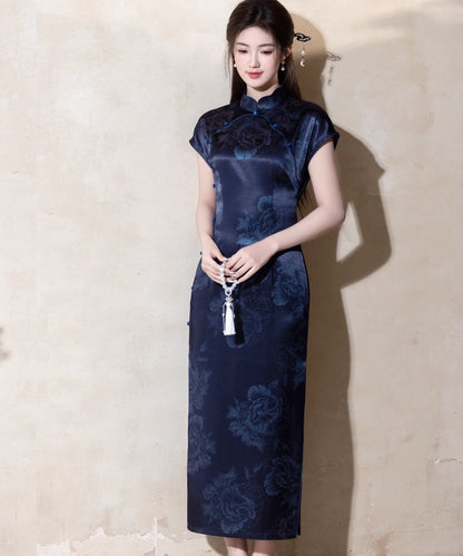 Elise Blue Cheongsam