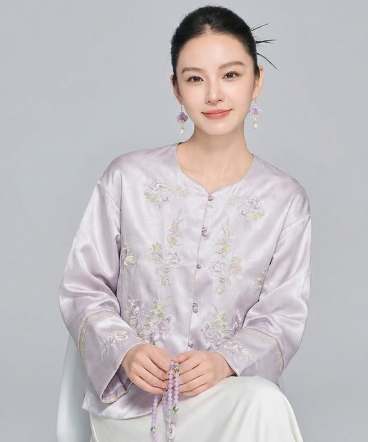Lilac Blossom Cheongsam Jacket