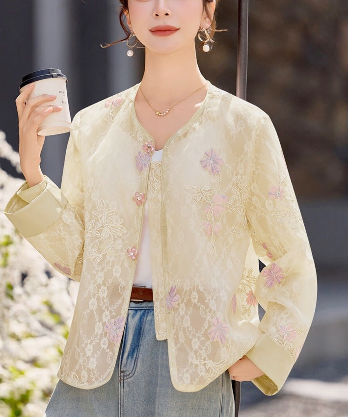Floral Lace Cheongsam Jacket