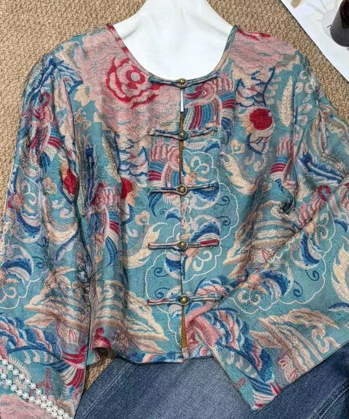 Giacca cheongsam Imperial Plum