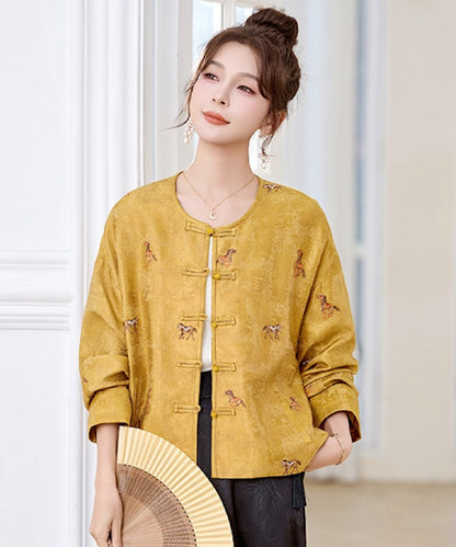 Golden Steed Cheongsam Jacket