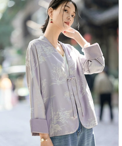 Lilan Tie-Front Jacket