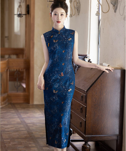 Sapphire Butterfly Cheongsam