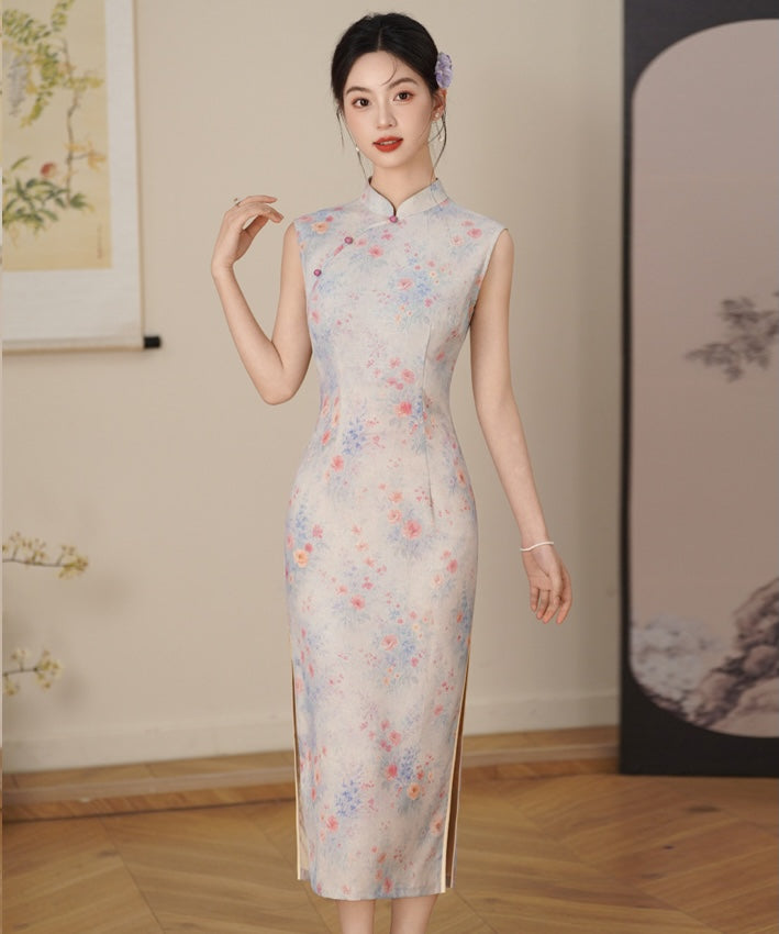 Pastel Posy Cheongsam