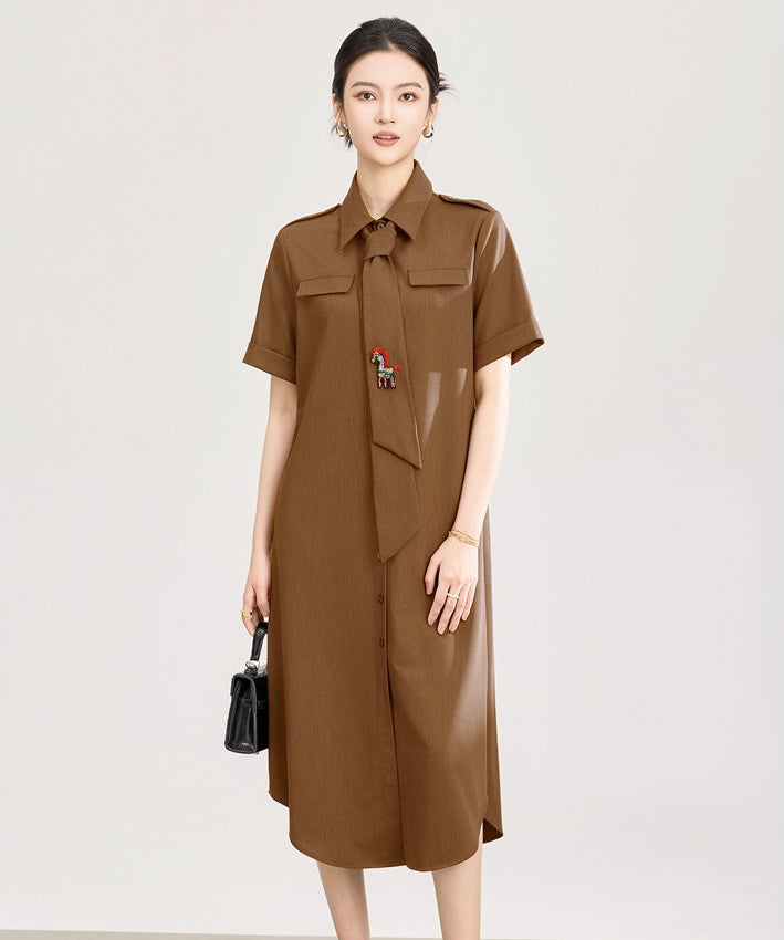 Ember Horse Shirt Dress