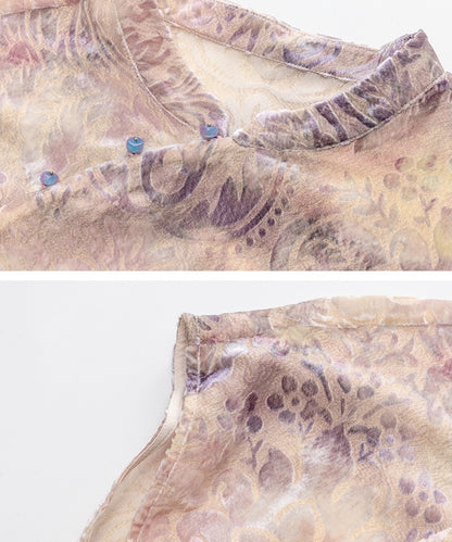 Wisteria Cloud Cheongsam Top