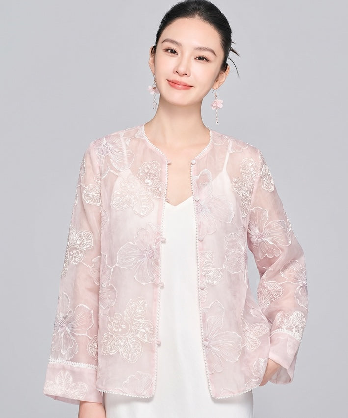 Elara Sheer Cheongsam Jacket