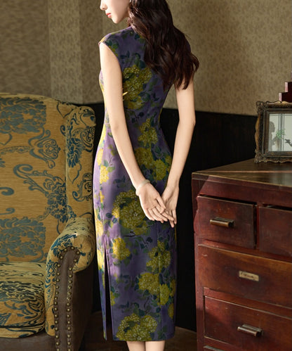Violetta Hydrangea Cheongsam