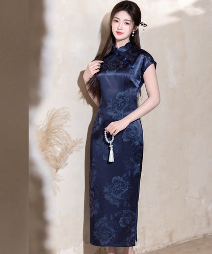 Elise Blue Cheongsam