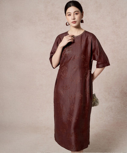 Rouge Étoffe Silk Cheongsam