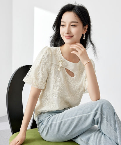 Daisy Lace Cheongsam Blouse