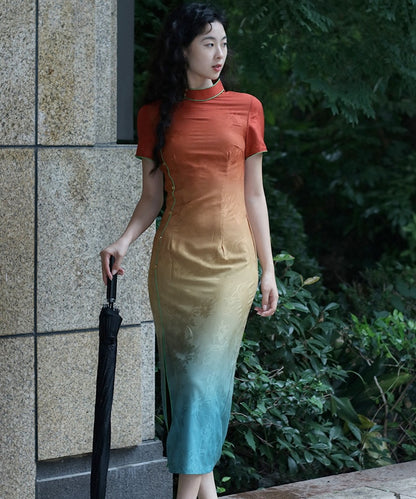 Rayna Ombre Maxi Cheongsam