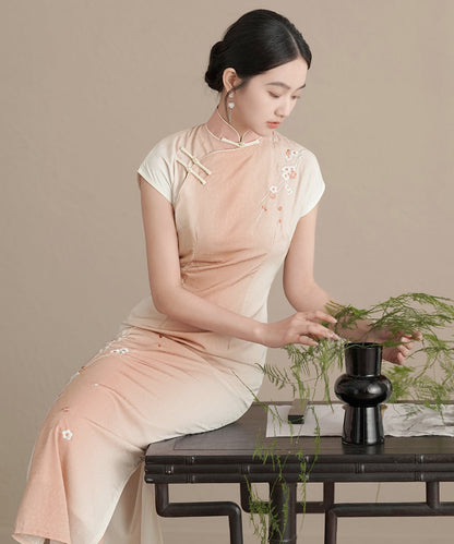 Sakura Ombre Maxi Cheongsam