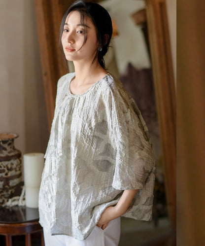 Willow Mist Modern Oriental Top