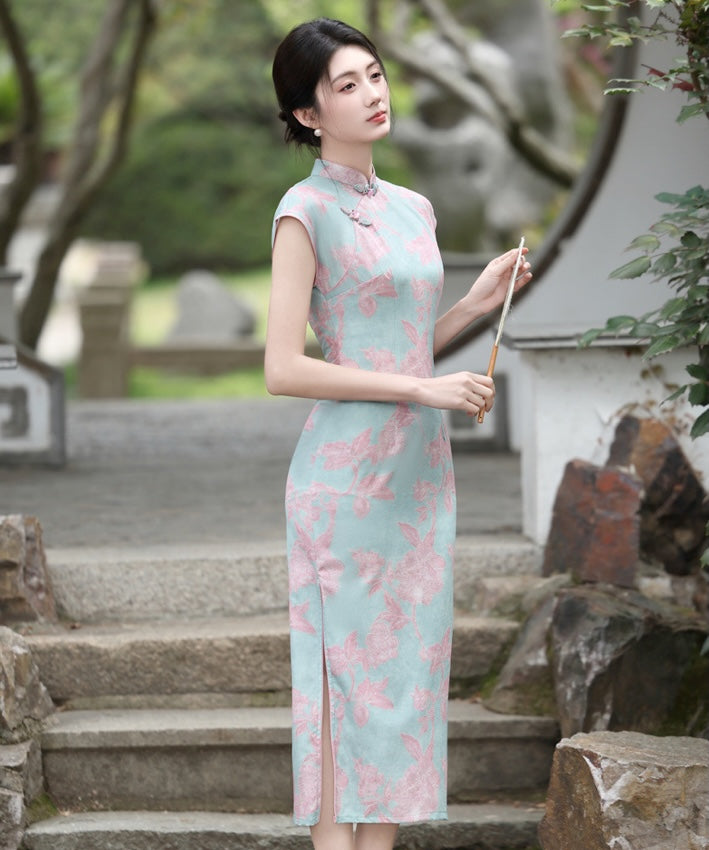 Roselle Mist Cheongsam