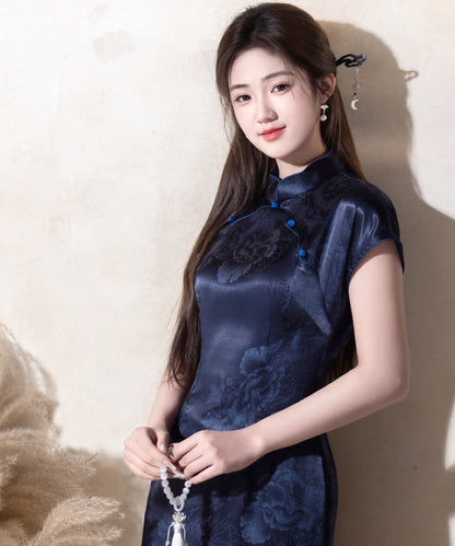 Elise Blue Cheongsam