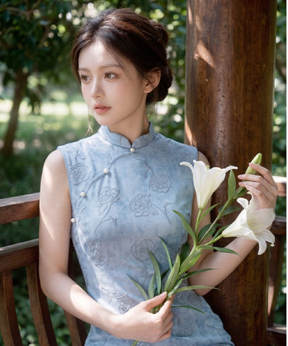 Celestial Mist Cheongsam