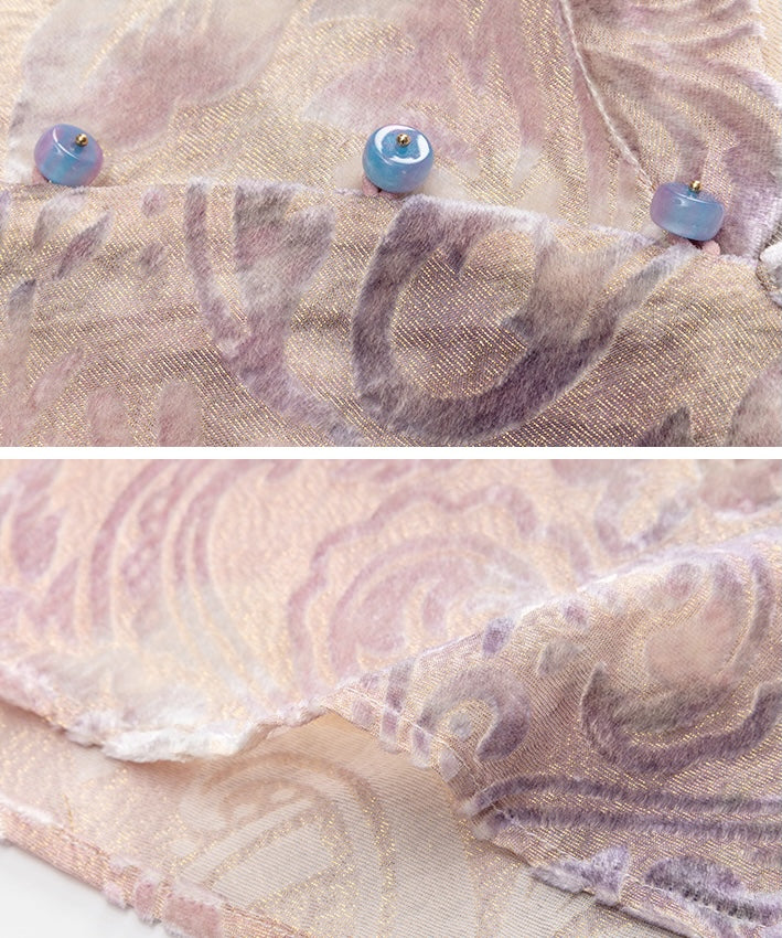 Wisteria Cloud Cheongsam Top
