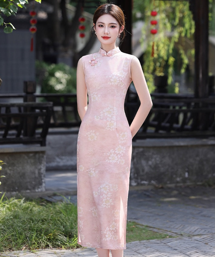 Midnight Peony Cheongsam