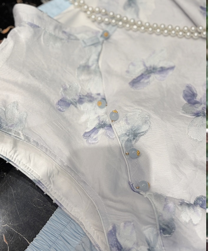Elysian Bloom Top & Skirt Set