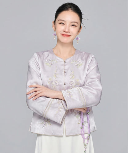 Lilac Blossom Cheongsam Jacket