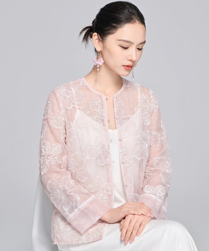 Elara Sheer Cheongsam Jacket